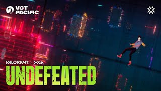 UNDEFEATED  XG amp VALORANT Official Music Video  VCT Pacific 2024 Song [upl. by Elletnahs]