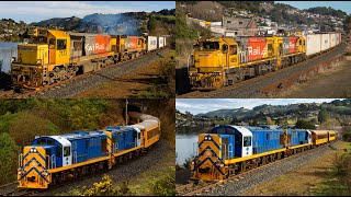 Keeping Busy With KiwiRail And Dunedin Railways July 2024 4K [upl. by Eicyal46]