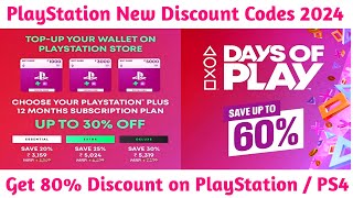 PlayStation Discount Codes 2024  PS4 Discount Codes for PS5 amp PSN [upl. by Enileqcaj57]