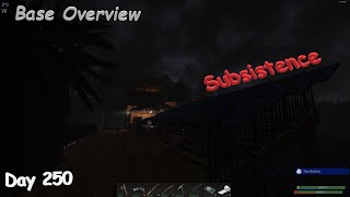 Subsistence One of the best survival game out there Day 250 Base overview [upl. by Mitzi]