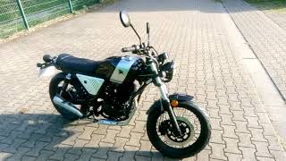 Romet SCMB 125ccm schwarz silber Modelljahr 2018 [upl. by Eyram128]