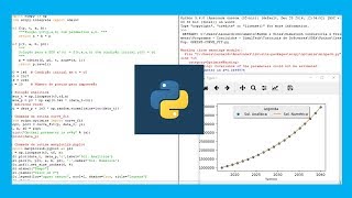 Solução e ajuste de EDO com as rotinas odeint e curvefit do Python  Ex Crescimento Populacional [upl. by Tad]