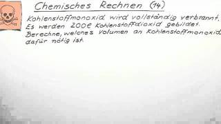 Chemisches Rechnen 14  Chemie  Allgemeine und anorganische Chemie [upl. by Assiruam239]