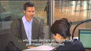 What to expect when arriving in the US  US Customs and Border Protection video [upl. by Yditsahc]