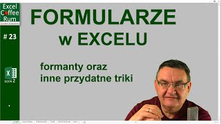 Formularze w Excelu zastosowanie formantów [upl. by Yanad]