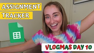 ASSIGNMENT amp ATTENDANCE TRACKER using Google Sheets  Teacher Tech Tip  VLOGMAS DAY 10 [upl. by Sucam]