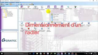 Dimensionnement radier général avec Arch ossature [upl. by Patsis]