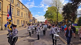 Paisley Protestant boys Flute Band 27042024 [upl. by Enohpets]