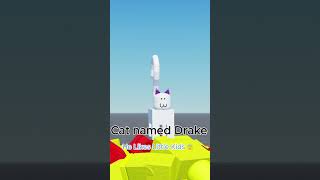 Dog names Vs Cat names robloxshort shorts cat dog robloxanimation drake roadto1k [upl. by Llirpa]