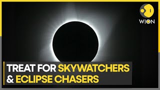 Rare HYBRID solar eclipse seen in Australia a visual treat for skywatchers  Latest English News [upl. by Ingelbert680]