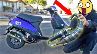 Honda DIO PROTOTYPE Exhaust Testing 72cc AF16 [upl. by Ithnan]