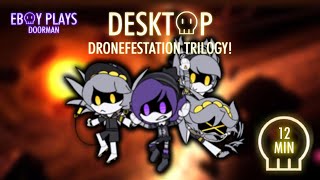 Dronefestation Trilogy 2  MURDER DRONE but inside your Desktop  Eboy Plays  Murder Drones Shimeji [upl. by Ennayelhsa]