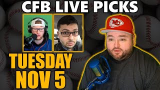 Tuesday Picks with Kyle Kirms  College Football 115 [upl. by Aynodal635]