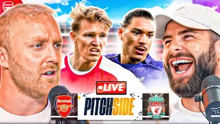 ARSENAL vs LIVERPOOL  Pitch Side LIVE [upl. by Zea]