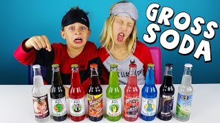 GROSS SODA CHALLENGE  GamerGirl  RonaldOMG [upl. by Binnings273]