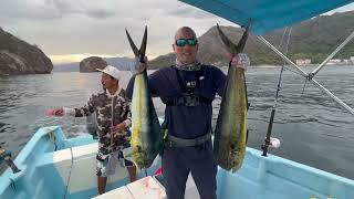 Panga Fishing Mismaloya Puerto Vallarta Jalisco Mexico [upl. by Kcuhc]