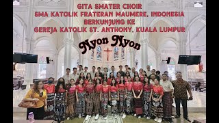 NYON NYON by Jake Runestad dipersembahan oleh Gita Smater Choir SMAK Frateran Maumere Indonesia [upl. by Wrdna999]