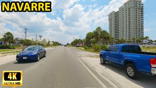 Navarre Beach Florida Driving Through [upl. by Sayres171]