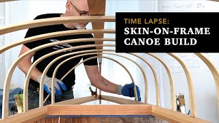 Skinonframe canoe build time lapse [upl. by Assel]