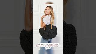 Celavie Crochet  Cest La Vie Crochet Handbag in Black fashionista instagram tiktok viral bags [upl. by Hayes]