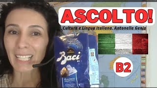 ASCOLTO Livello B2 ITALIAN LISTENING EXERCISE LEVEL B2  learn Italian [upl. by Ylil247]