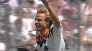 Klinsmann fantastic goal  Germany Vs South Korea 1994 FIFA World Cup [upl. by Nonnac]