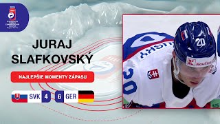 Juraj Slafkovský  najlepšie momenty zápasu  SLOVENSKO vs NEMECKO  IIHF Majstrovstvá sveta 2024 [upl. by Pani]