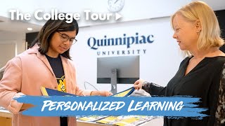 Quinnipiac University Personalized Learning amp Support  The College Tour [upl. by Htebarual]