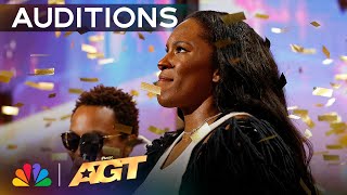 Liv Warfield Receives GOLDEN BUZZER from Simon Cowell For Original quotStarequot  Auditions  AGT 2024 [upl. by Marlie]