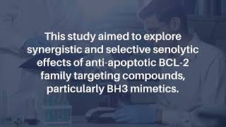 BCL2 Inhibitors Selectively Eliminate Senescent Cells  AgingUS [upl. by Ayr]