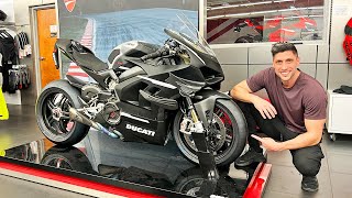 Buying a Ducati V4 Superleggera at MotoGP [upl. by Noram]