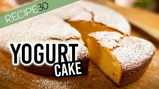 Super Simple Yogurt Cake Prepared in 10 minutes [upl. by Attenaj]