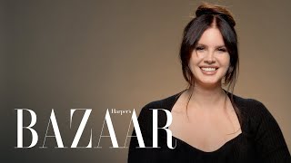 Lana Del Rey Reveals Taylor Swift Snow On The Beach Collab Story  All About Me  Harpers BAZAAR [upl. by Brie480]