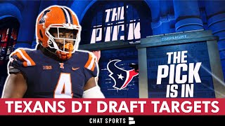 Jer’Zhan Newton LINKED To Texans 👀 Top 10 Houston Texans Draft Targets At DT  Texans Draft Rumors [upl. by Naillil]