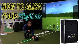 HOW to ALIGN your Skytrak Golfsimulator the easy way with 3amp1 Golf [upl. by Nitsuj]