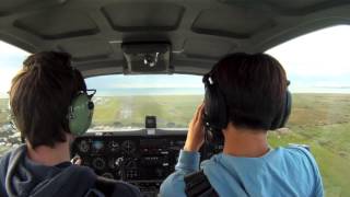 Grob 115 LandAway at Caernarfon GoPro HD Flying [upl. by Annavoig]