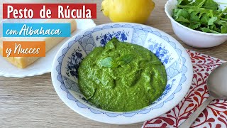 Pesto de Rúcula Albahaca y Nueces [upl. by Anaig455]