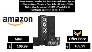 auna Surround Speaker Box Set • Surround Sound System [upl. by Buehrer]