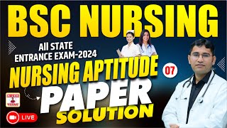 NURSING APTITUDE CLASS FOR BSC NURSING  NURSING APTITUDE PYQ FOR BSC NURSING EXAM  BY VIJAY SIR [upl. by Adeline711]