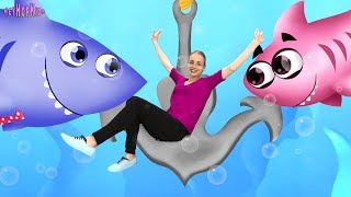 Baby Shark Kids Song  Nursery Rhymes for Babies and Toddlers  HeyHop Kids [upl. by Vala188]