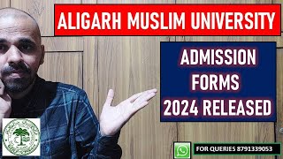 AMU application forms 2024 released I AMU admission forms 2024 I amu admission 2024 [upl. by Sherar295]