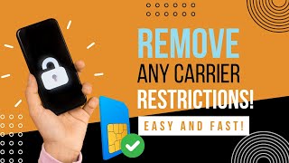 Unlock your Phone from any Carrier Restrictions Easy and Fast [upl. by Alliw]