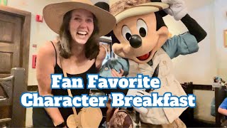 Disney’s Animal Kingdom Tusker House Character Breakfast Review [upl. by Archie]