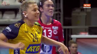 Sweden Vs Norway handball Womens World Championship Spain 2021 [upl. by Neitsirhc]