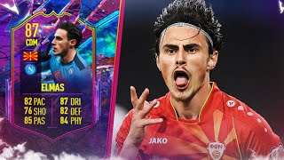 5⭐ SKILLS MIDFIELD MACHINE 87 Future Stars Eljif Elmas Player Review FIFA 22 Ultimate Team [upl. by Kaylee]