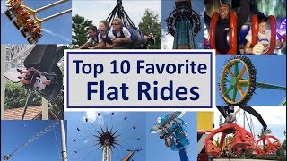 Top 10 Favorite Flat Rides [upl. by Yahc]