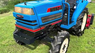 ISEKI TA227 4WD Compact Tractor amp New 5ft Flail Mower [upl. by Jonny]