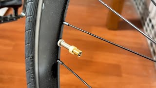 Perfect Presta to Shrader Valve Adapter for Bicycles [upl. by Ainat]