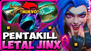 😱¡La NUEVA BUILD MÁS ASQUEROSA de JINX hace que MUERAN de 1 W JINX TEMPORADA 14 LEAGUE OF LEGENDS [upl. by Anelah]