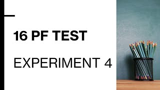 16 PF TEST IGNOU Practical exam Psychology PG first year [upl. by Ecinnaj689]